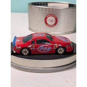 Fossil Desk Clock Vintiage Stock Red Car Clock With Original Tin Collectors Edit